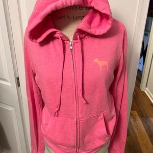 VS Pink zip up hoodie